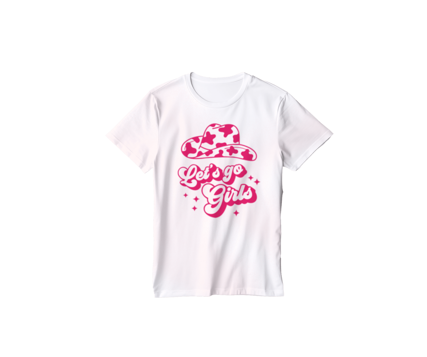 Three exhibition stands on a red blob background