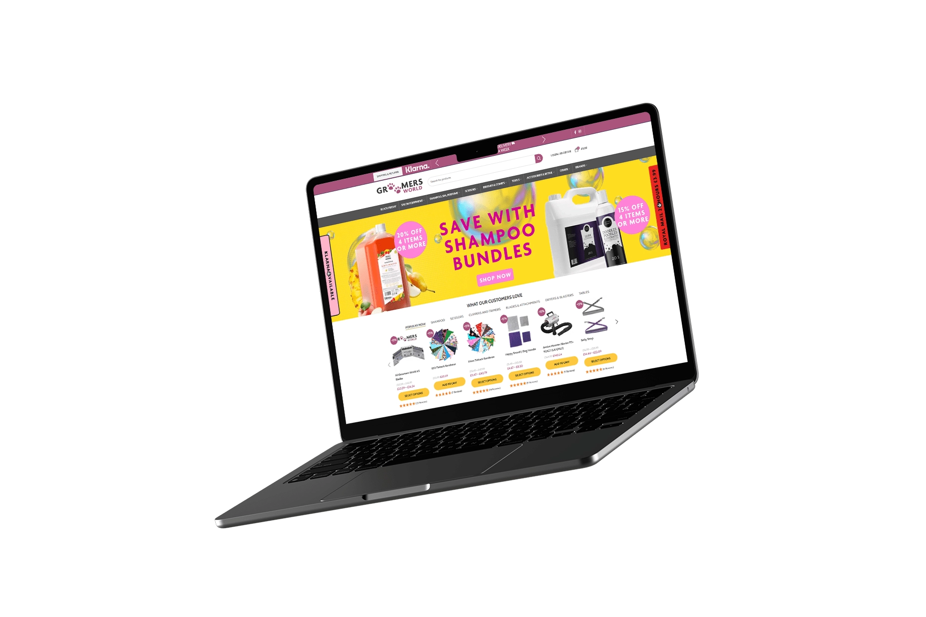 CWCS screen showing on a blue blob background