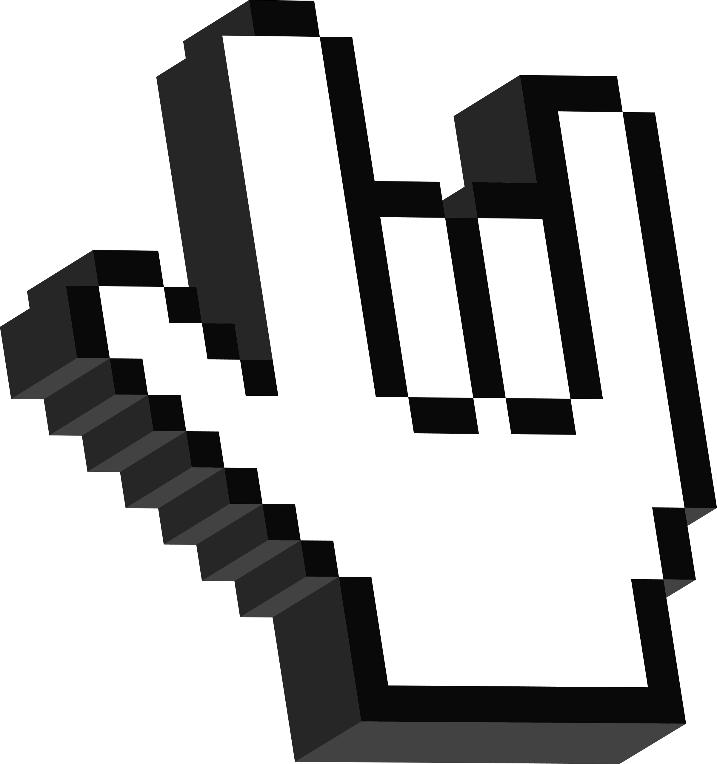I love you hand sign language 3D pixel icon scaled | I love you hand sign language 3D pixel icon scaled
