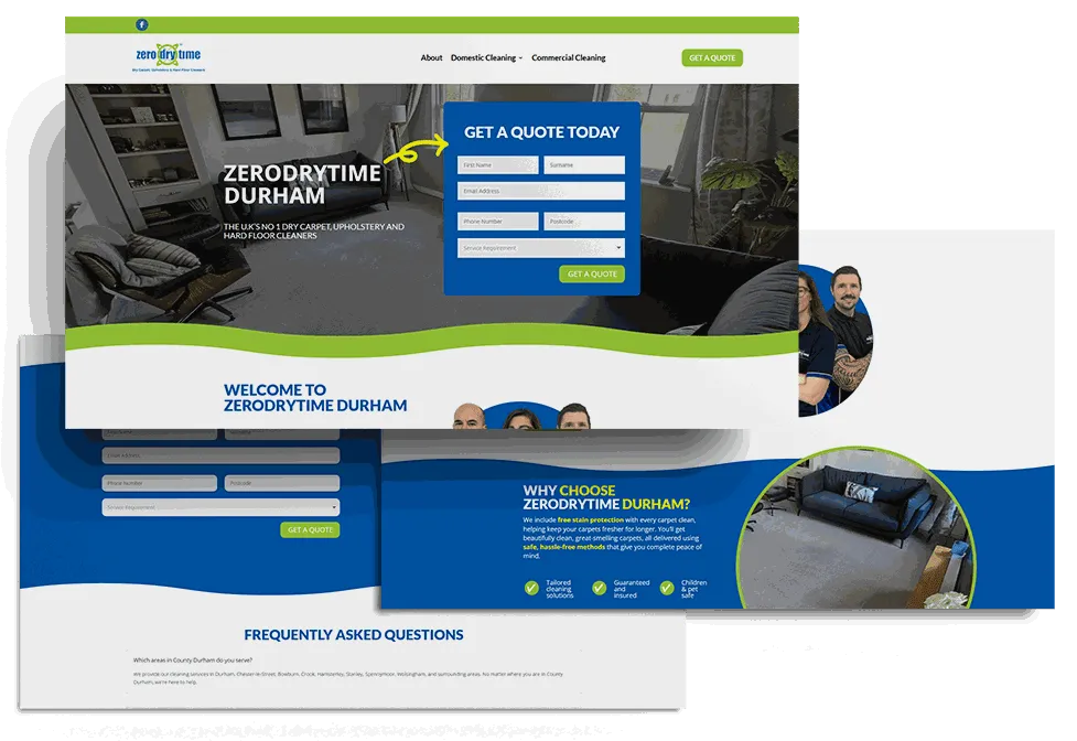 Web Page Mockup - zdt durham Web Page Mockup zdt durham | Web Page Mockup zdt durham